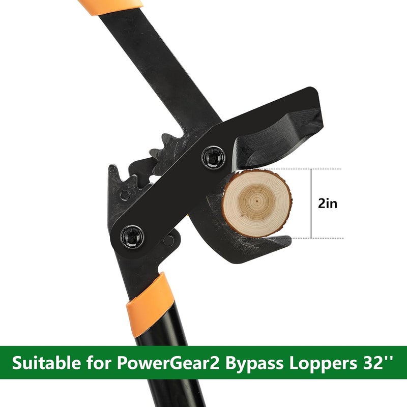 Adnee 2 Pcs SK5 Steel Lopper Replacement Blade-Black Bypass Lopper Blades for Tree Trimming-Replacement Blade Garden Tools Fit for PowerGear2 - Image 3